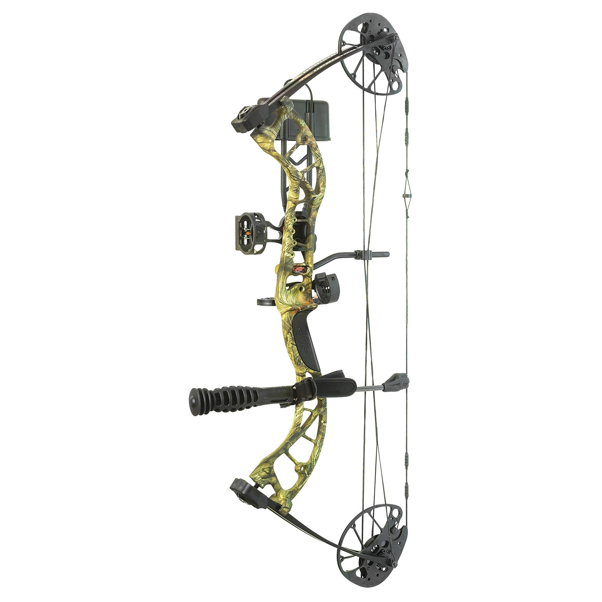 Kladkový luk PSE Uprising 14"- 30" 70# RH / sada