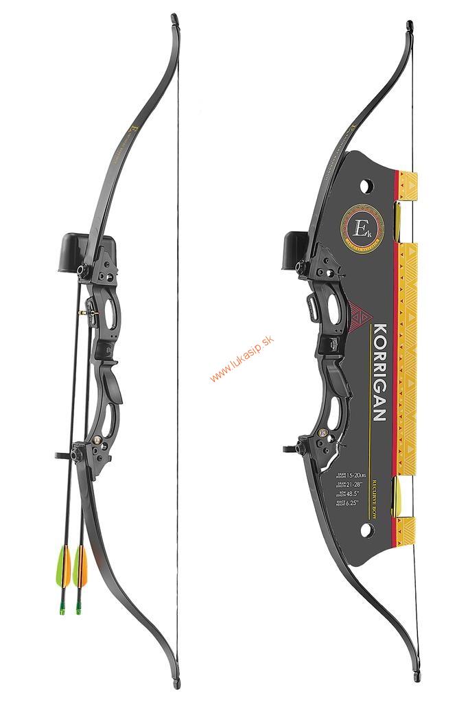 Dětský luk Korrigan 15-20 LB, 48" sada pro praváka