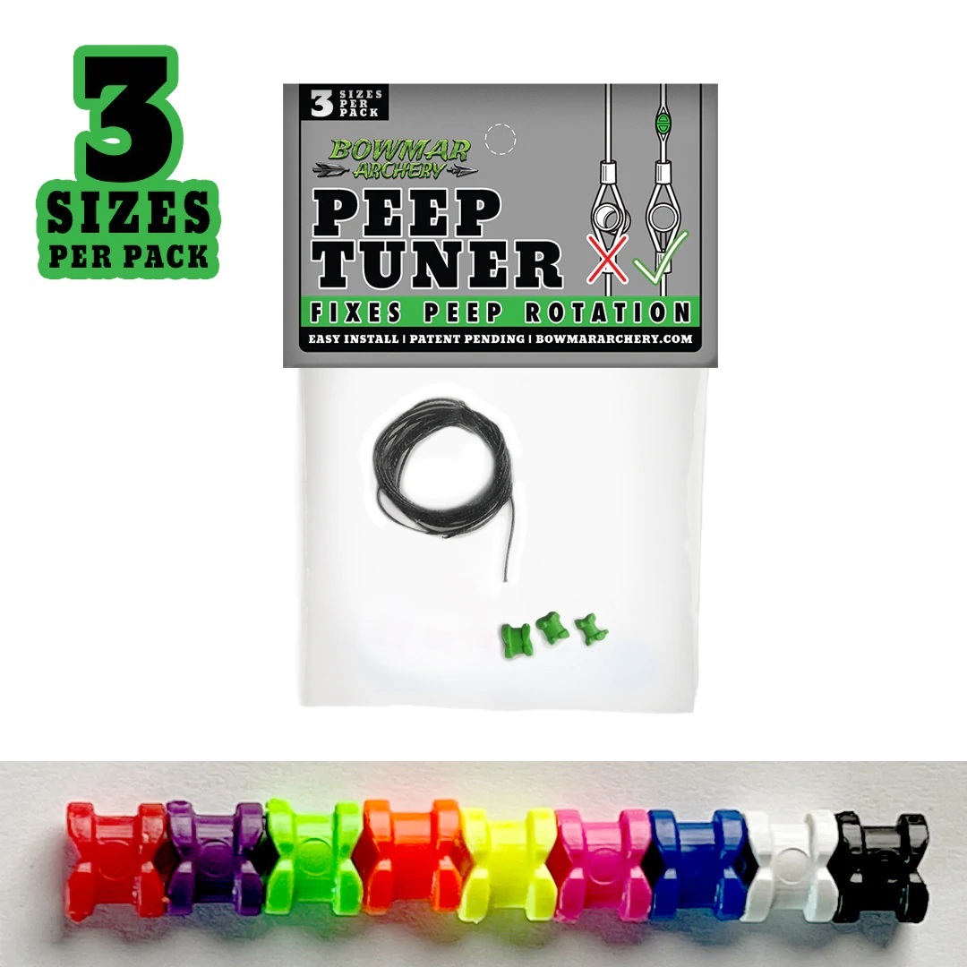 Napřímovač na peep Bowmar peep tunrt, balení 3ks