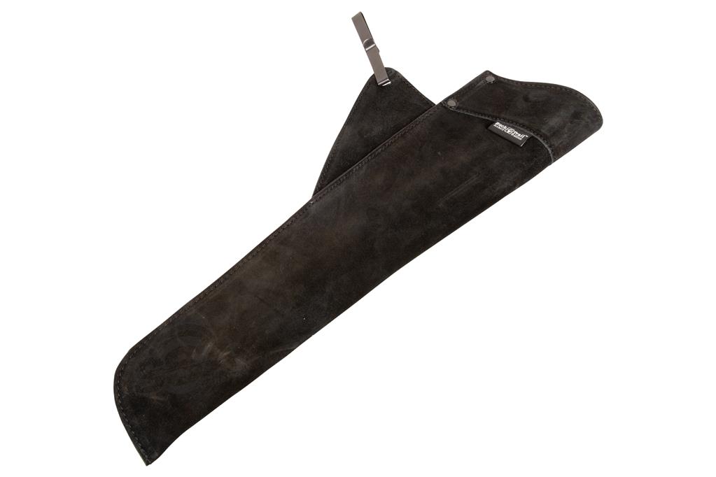 Toulec kožený Double Suede, černý, oboustraný