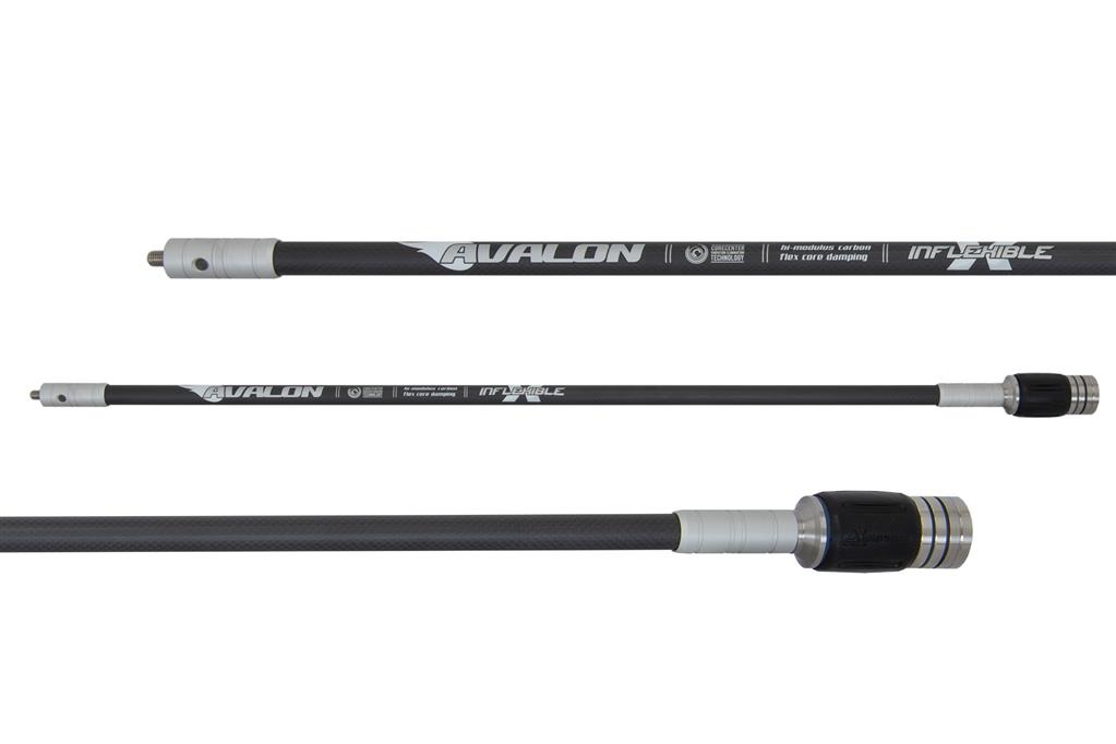 Stabilizátor Avalon Inflexible 17mm Carbon s tlumičem a závažími
