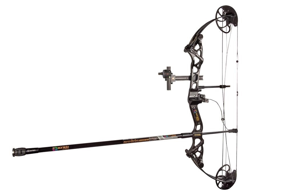 Kladkový luk Sanlida Hero X8 XS 16,5 -29", 7-35# RH - sada pro mladé lukostřelce