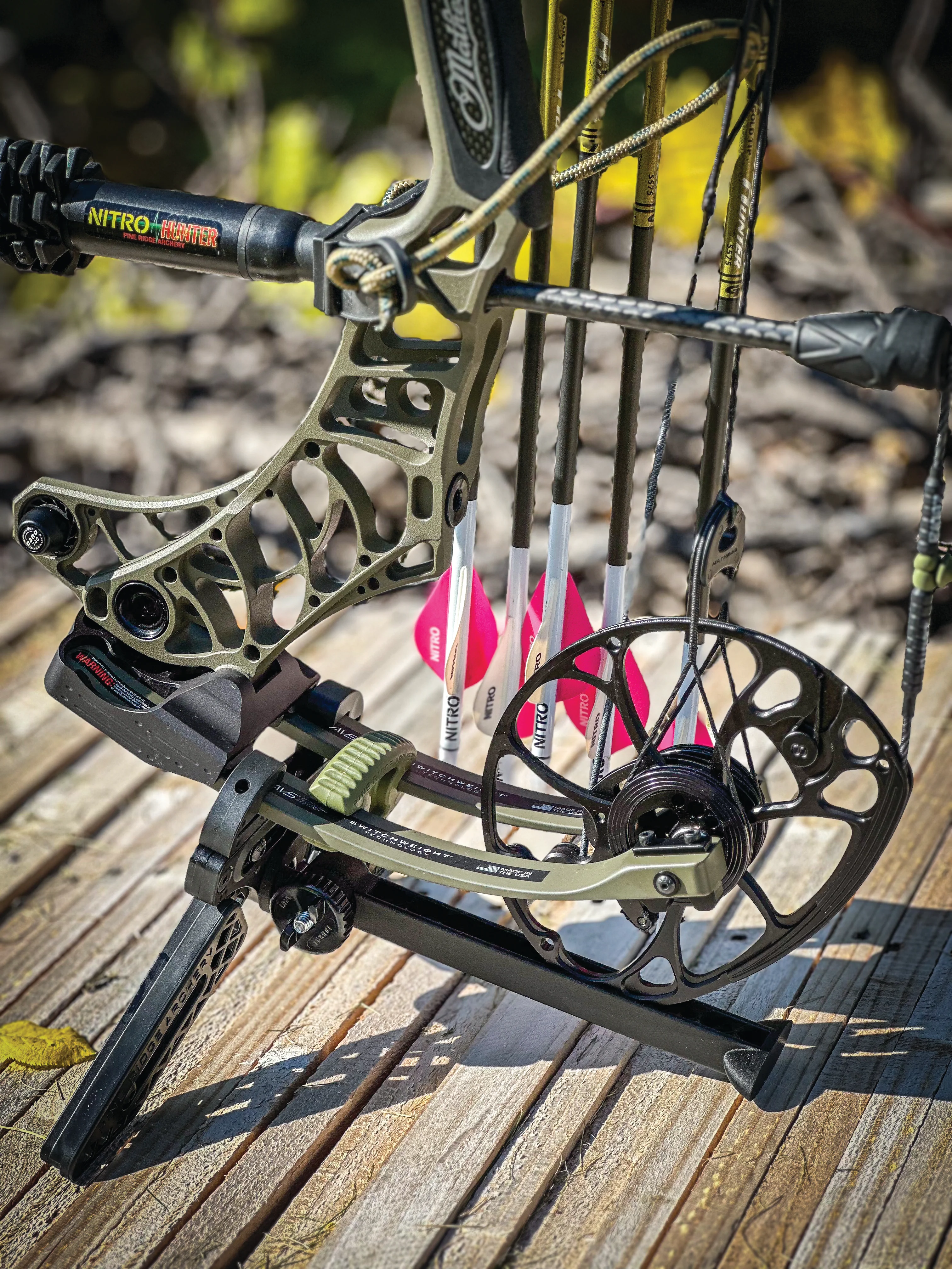 Stojan na kladkové luky Pineridge Kwik stand Tri-Pod