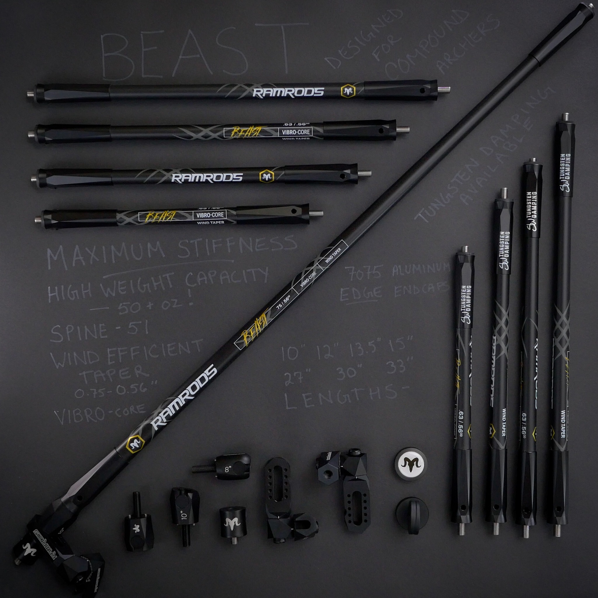 Stabilizátor RamRods Beast krátký