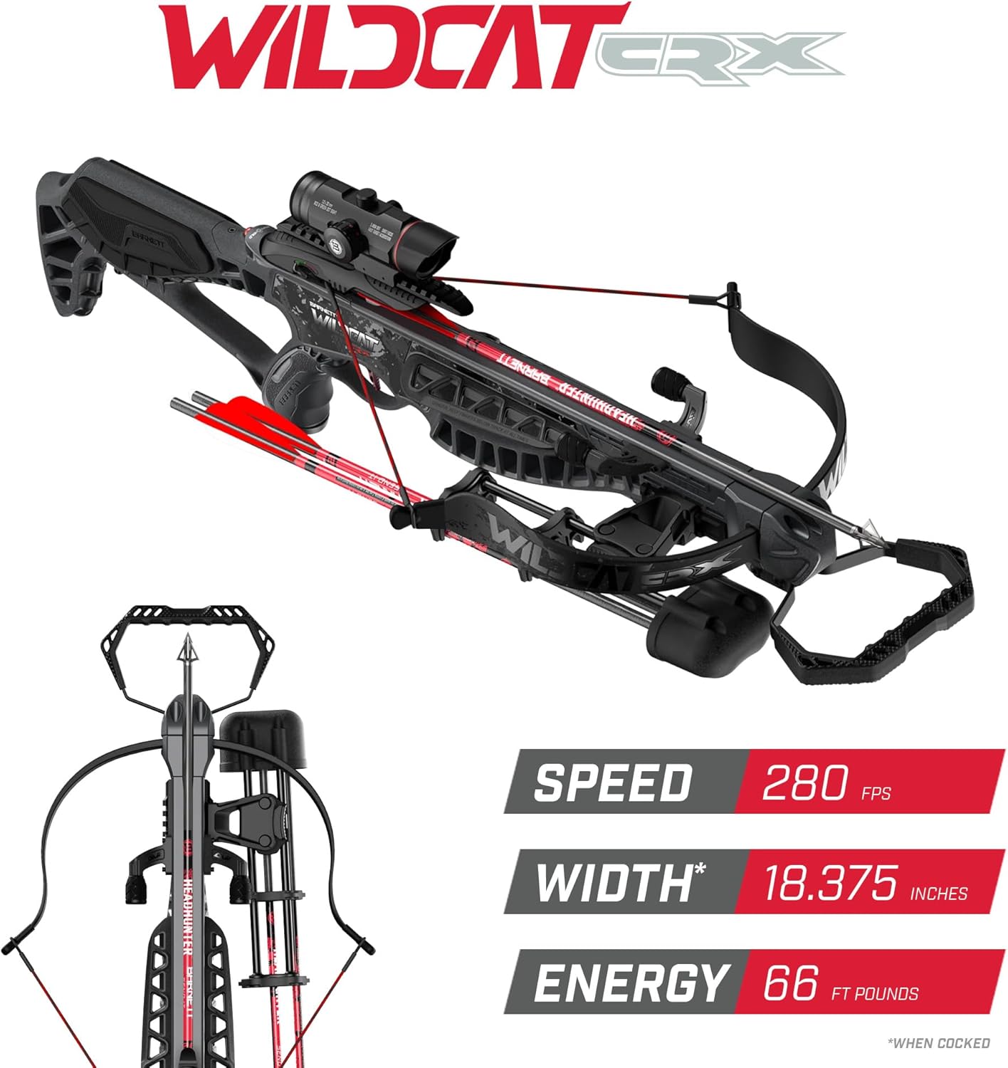 Kuše Barnett Wildcat CRX 280 FPS - sada