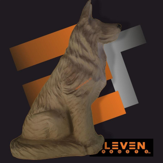 3D sedící vlk Eleven
