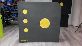 Terčovnice 100 x 100 x 25cm s insertami EP