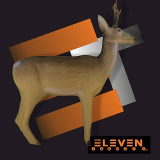 3D srnec s parůžky Eleven