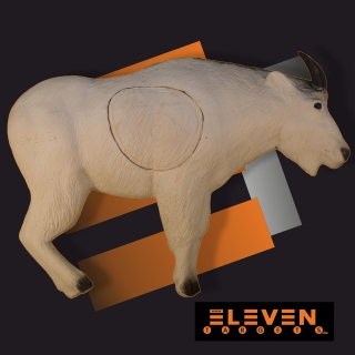 3D horská koza bílá s insertem Eleven