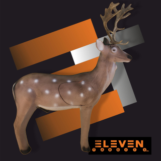 3D daněk s insertem a parohy Eleven