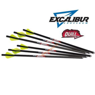 Šíp karbonový Excalibur Quill 16,5" do kuše Micro 6 kusů