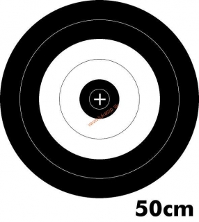 Papierový terč IFAA 50cm