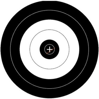 Papierový terč IFAA 65cm