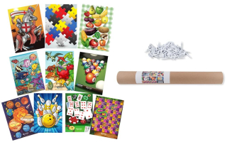 Papírové terče 10 x hra + 50 ks připínáčků