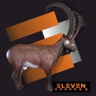 3D kozorožec (ibex) s insertem Eleven