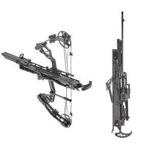 Kladkový luk EK Poelang Whipshot se zásobníkem na 6 šípů 15-50LB / 22-28" RH