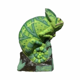 3D zelený chameleon SRT